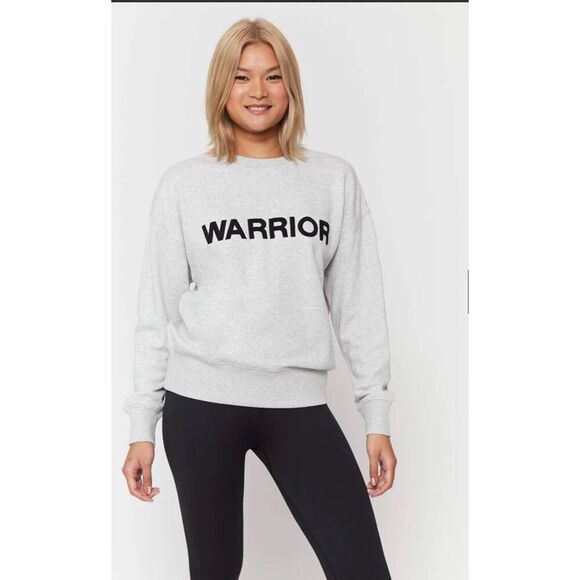 Spiritual Gangster Small Warrior Relaxed Crewneck Sweatshirt - Picture 2 of 8